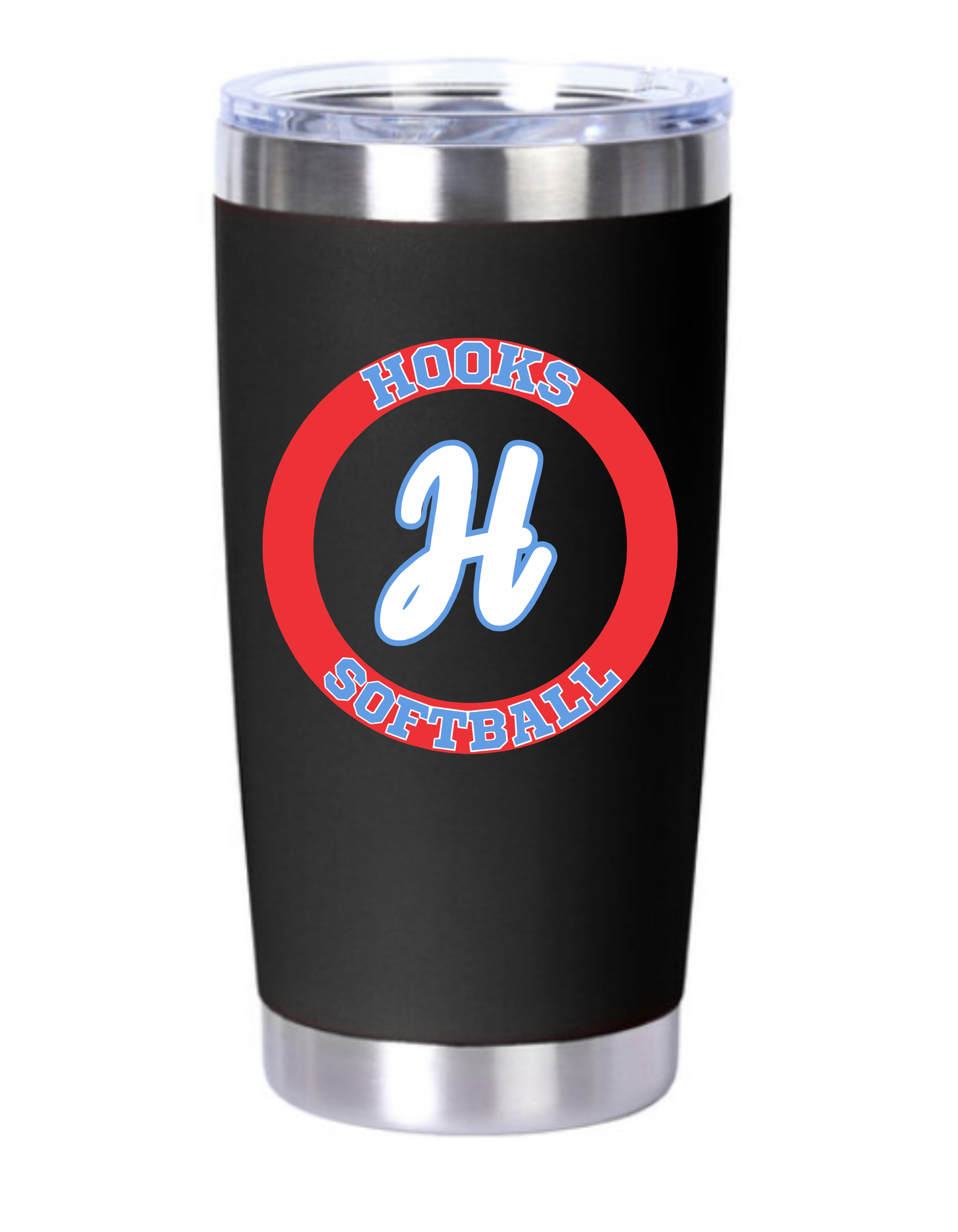 Hooks logo 20oz Black Tumbler