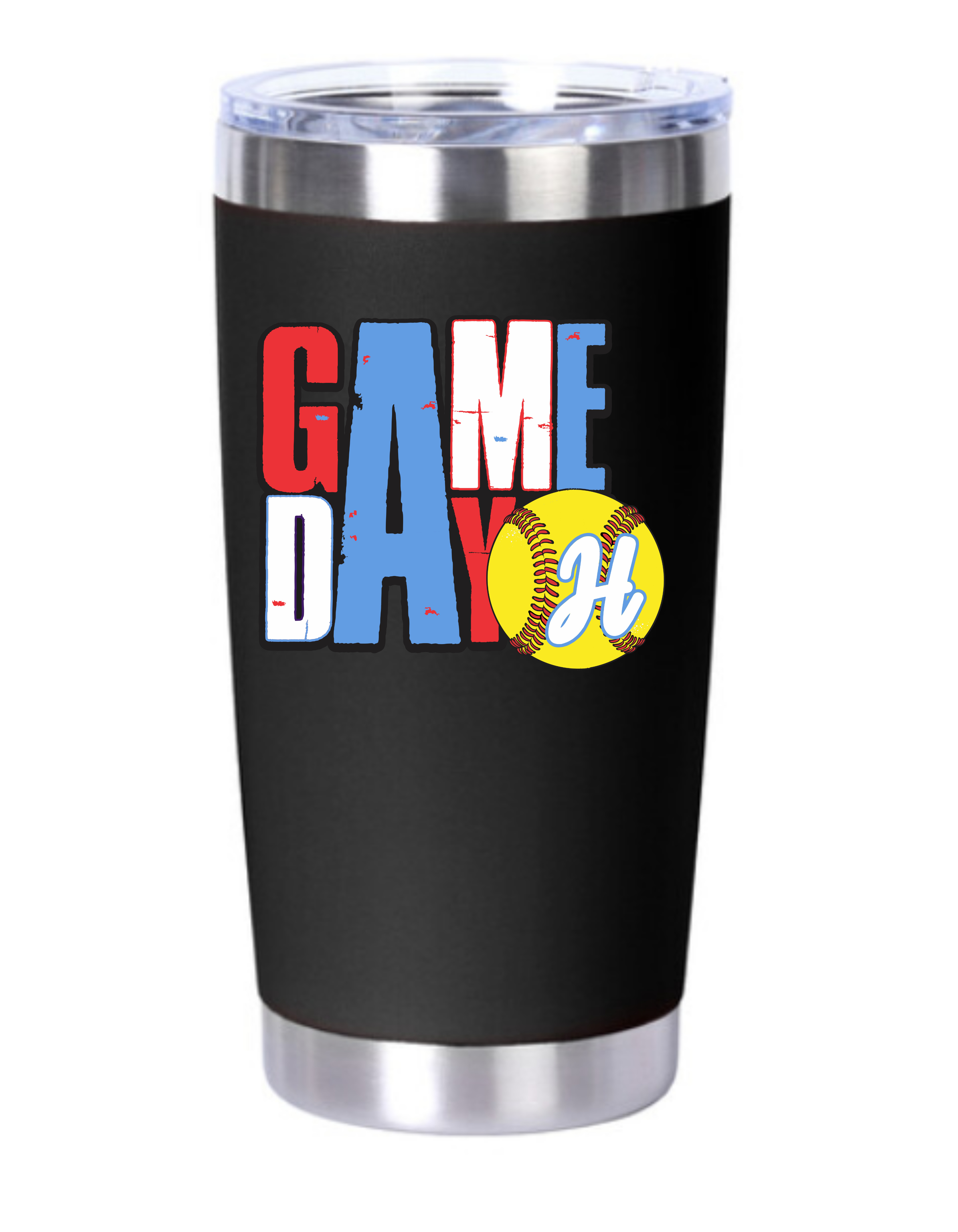 Hooks Game Day Black 20oz Tumbler