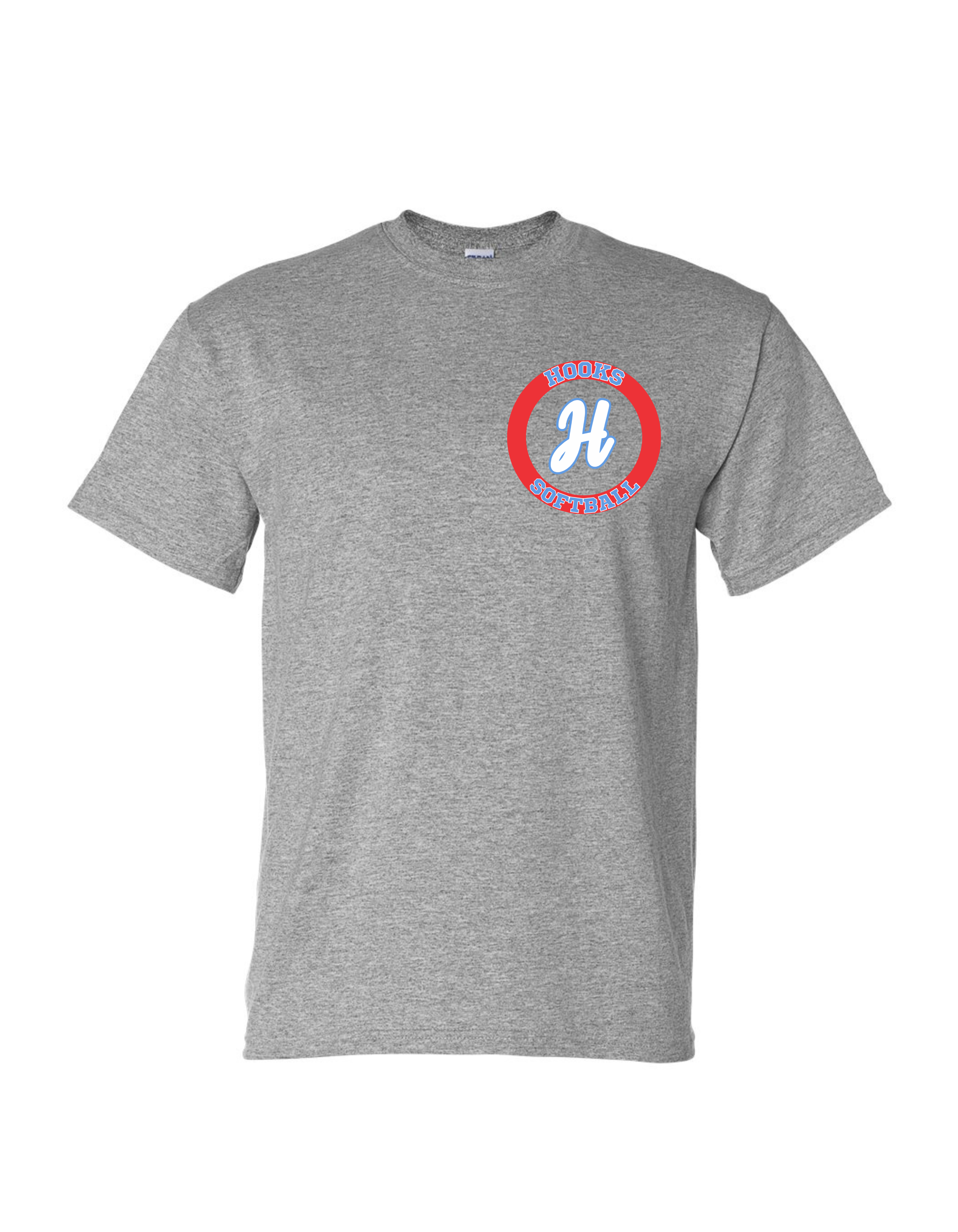 Hooks DAD Cotton Grey Tee