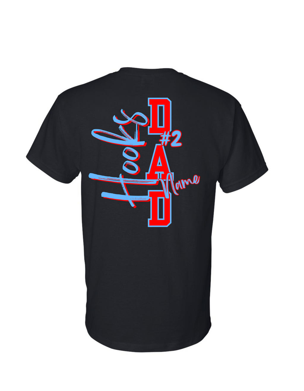 Hooks DAD Cotton Black Tee