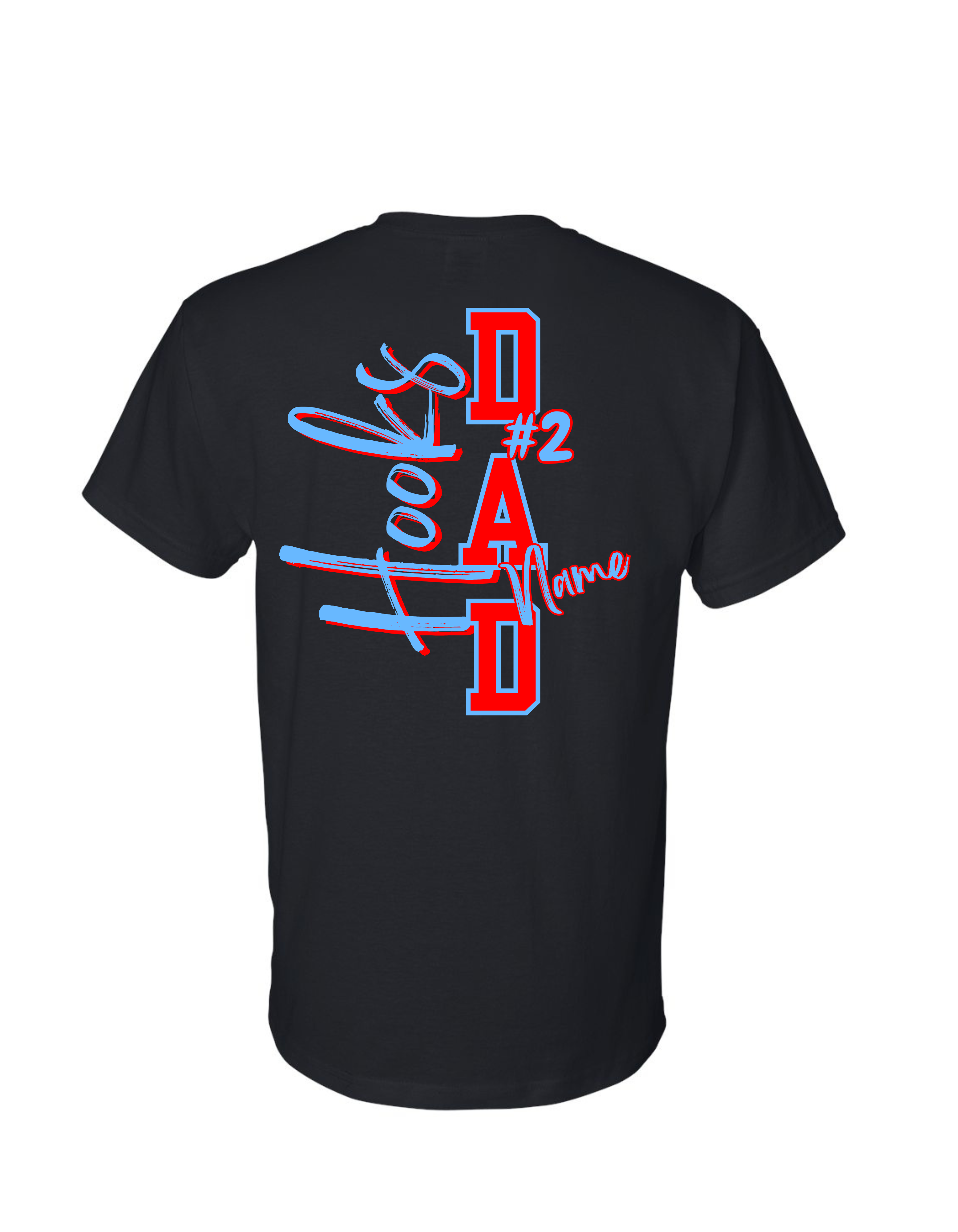 Hooks DAD Cotton Black Tee