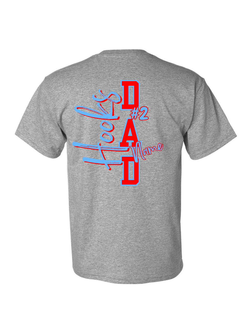 Hooks DAD Cotton Grey Tee