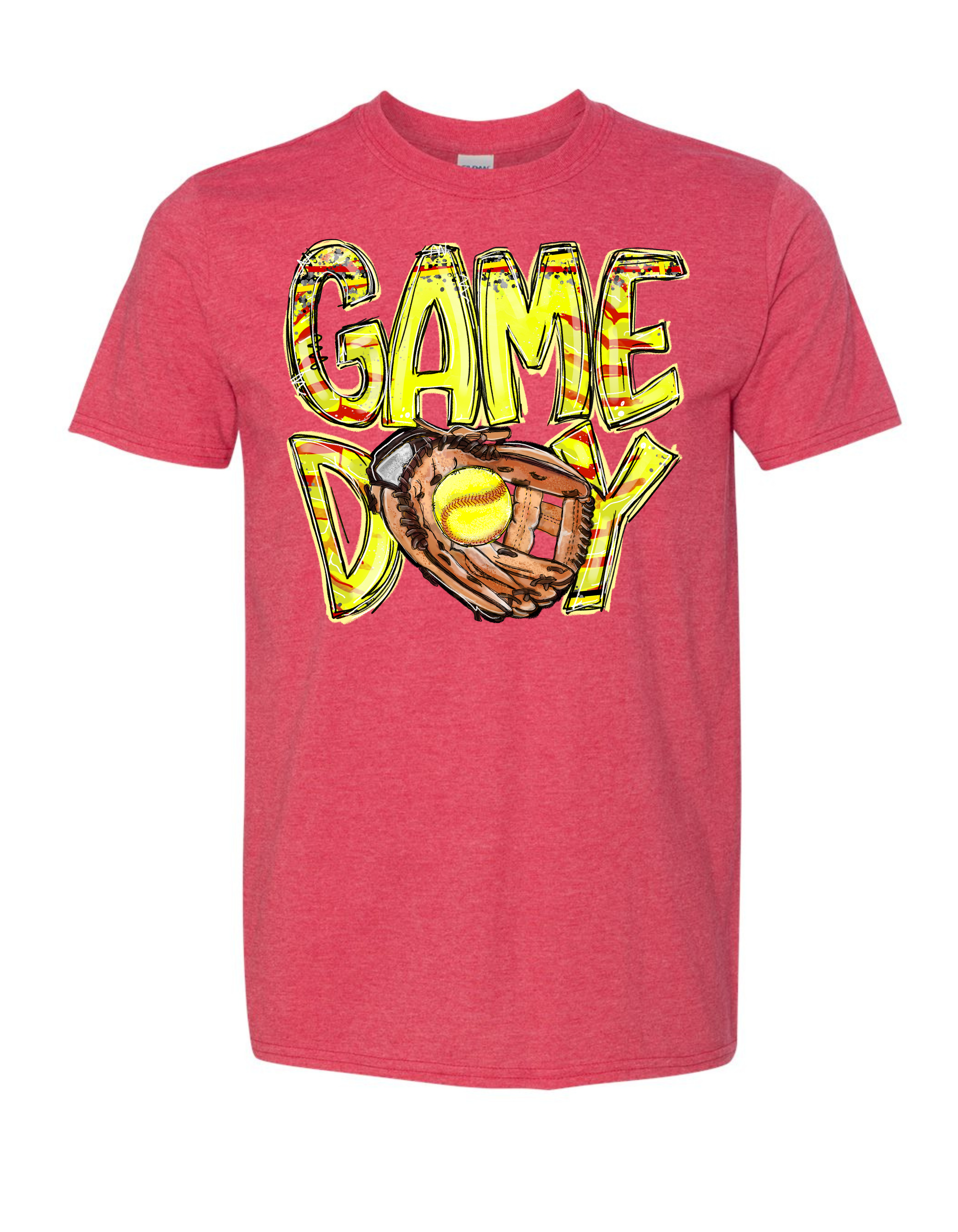 Hooks GAME DAY Red SOFT STYLE tee